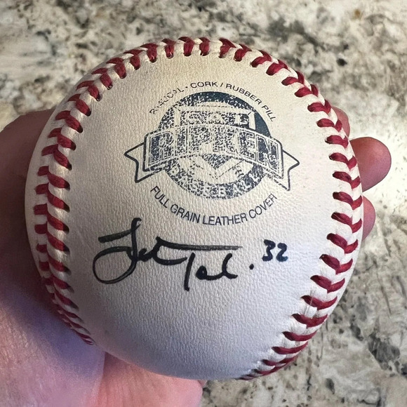 Josh Tomlin Autographed Baseball - Picture 4 of 5